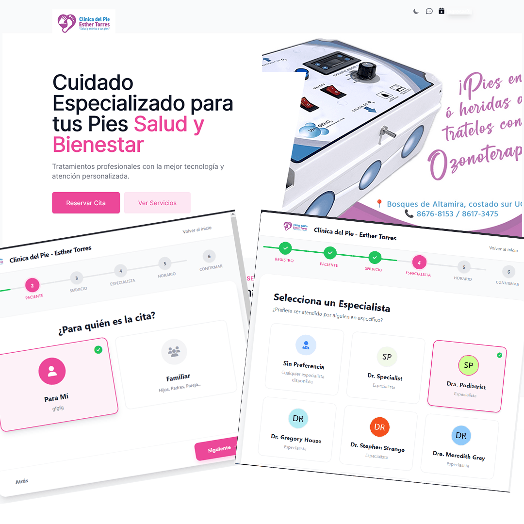 Ver WebApp Online  - Agenda por especialista y Manejo de Clínica Online